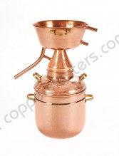 Alquitarra de Cobre de 3 Corpos