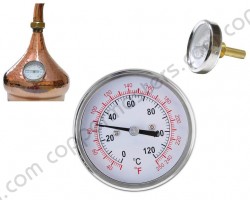 Professional Spring Thermometer - Celsius & Fahrenheit Reading